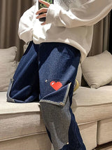 Heart Oversize Jeans
