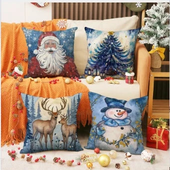 Vintage Christmas Pillow Covers