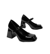 Vintage Black Buckle Women's Sandals