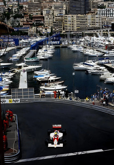 Coole Vintage F1 Monaco Autoplakate