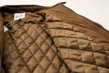 Grandma's Aesthetic Plaid Woolen Brown Windbreaker Jacket