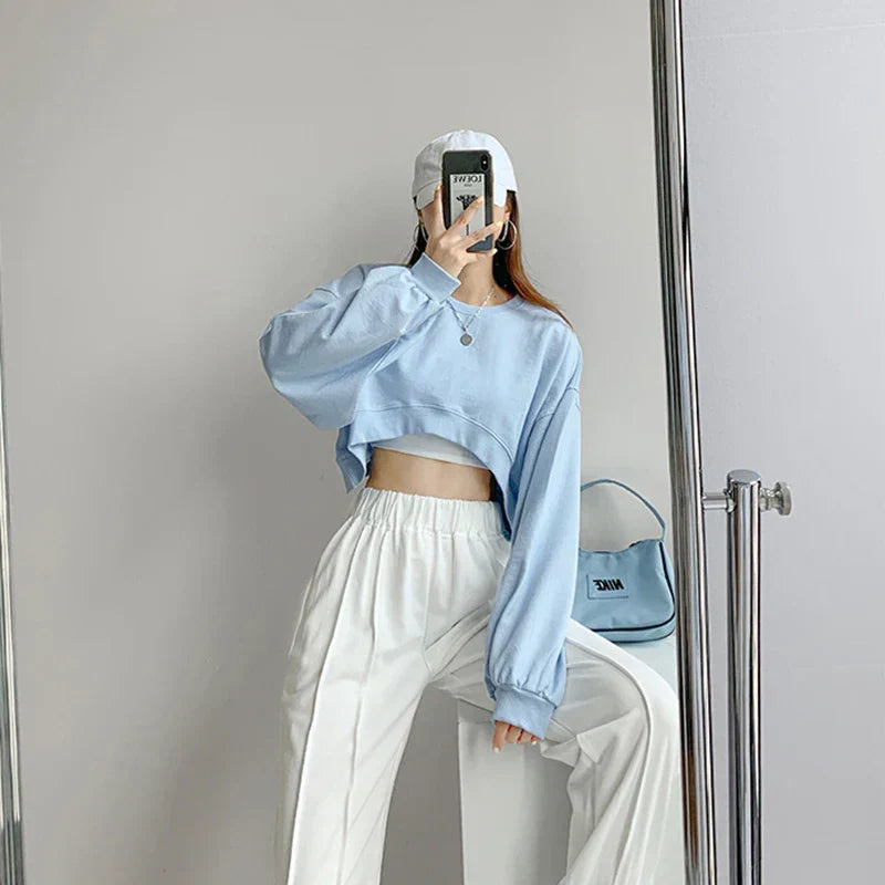 Stylish Korean Loose Women Sweatshirts