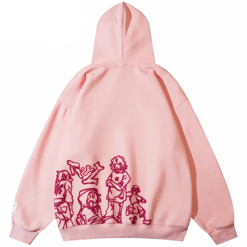 Cartoon Youth Life Hoodie