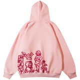 Youth Life Cartoon Print Hoodie