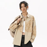 Camisa Blusa Patchwork Estilo Y2K