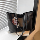 Fancy Corporate Girl Leather Shoulder Bag