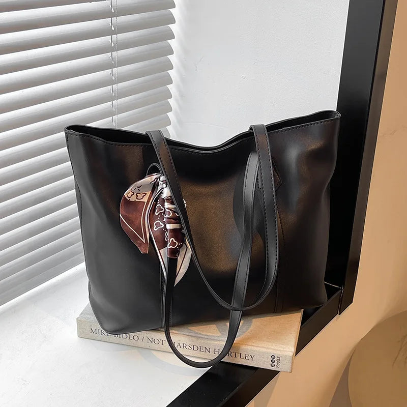 Fancy Corporate Girl Leather Shoulder Bag