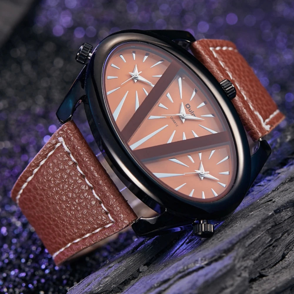 Multi-Time Zone Military Male Watch