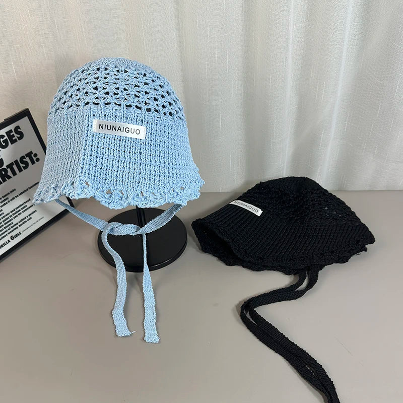 Knitted Letter Buet Hat
