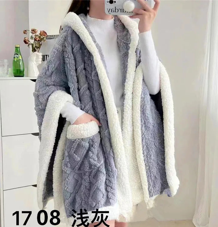 Shawl Household Blanket Hooded