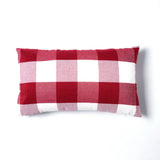 Red Striped Cushion Cover