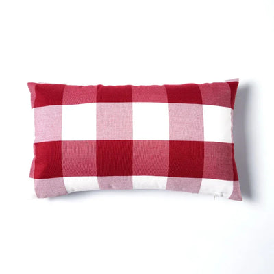 Red Striped Cushion Cover