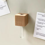 Vintage Wooden Test Tube Vase