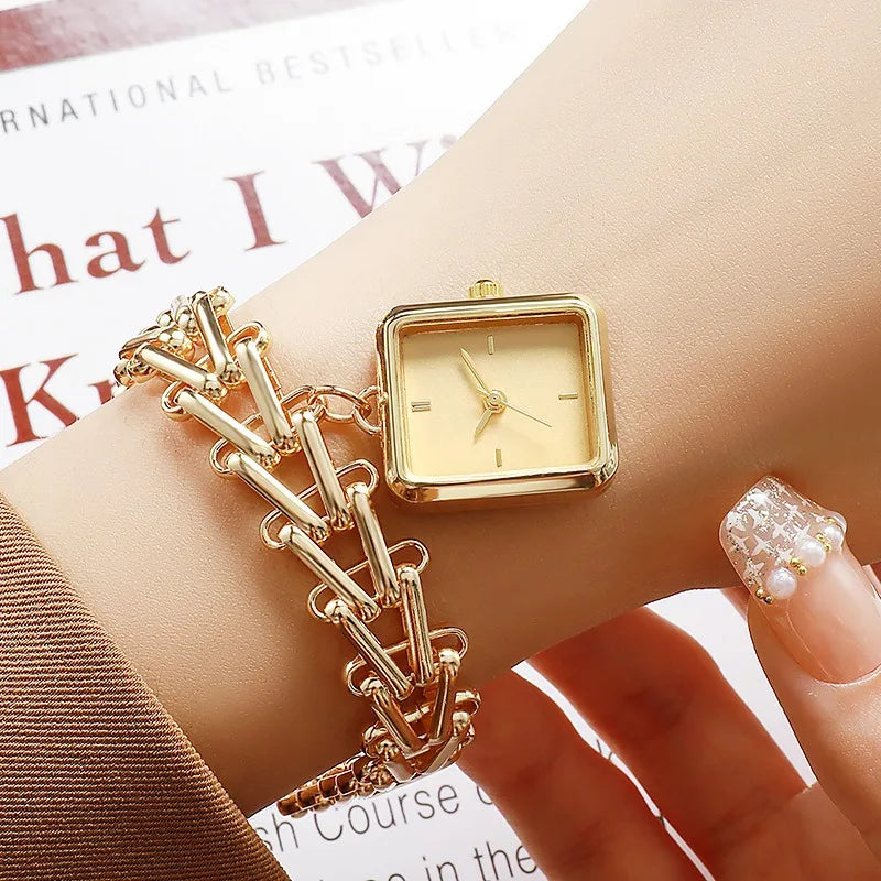 Luxury Triangular Wheat Ear Dial Watch