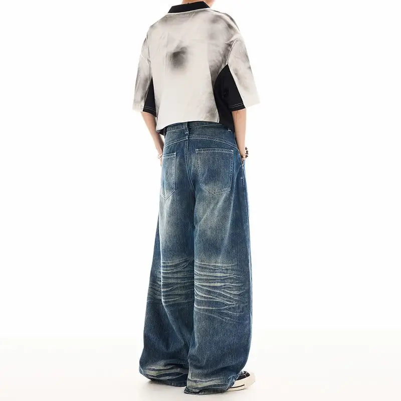 High Waist Washed Jeans