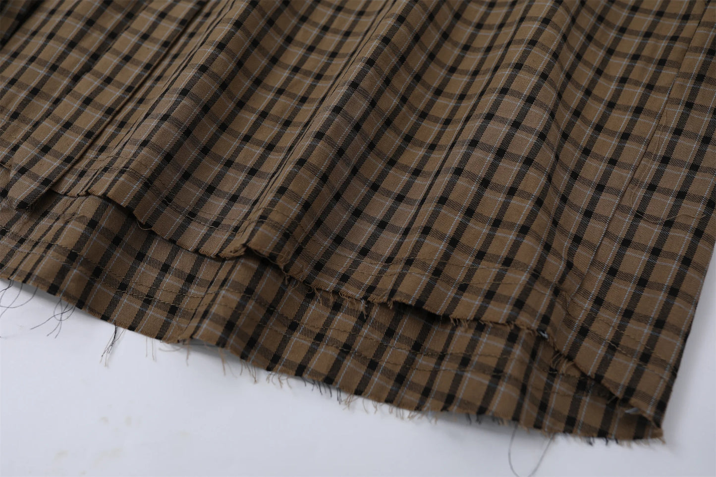 French Vintage Old Money Women's Plaid Shirt