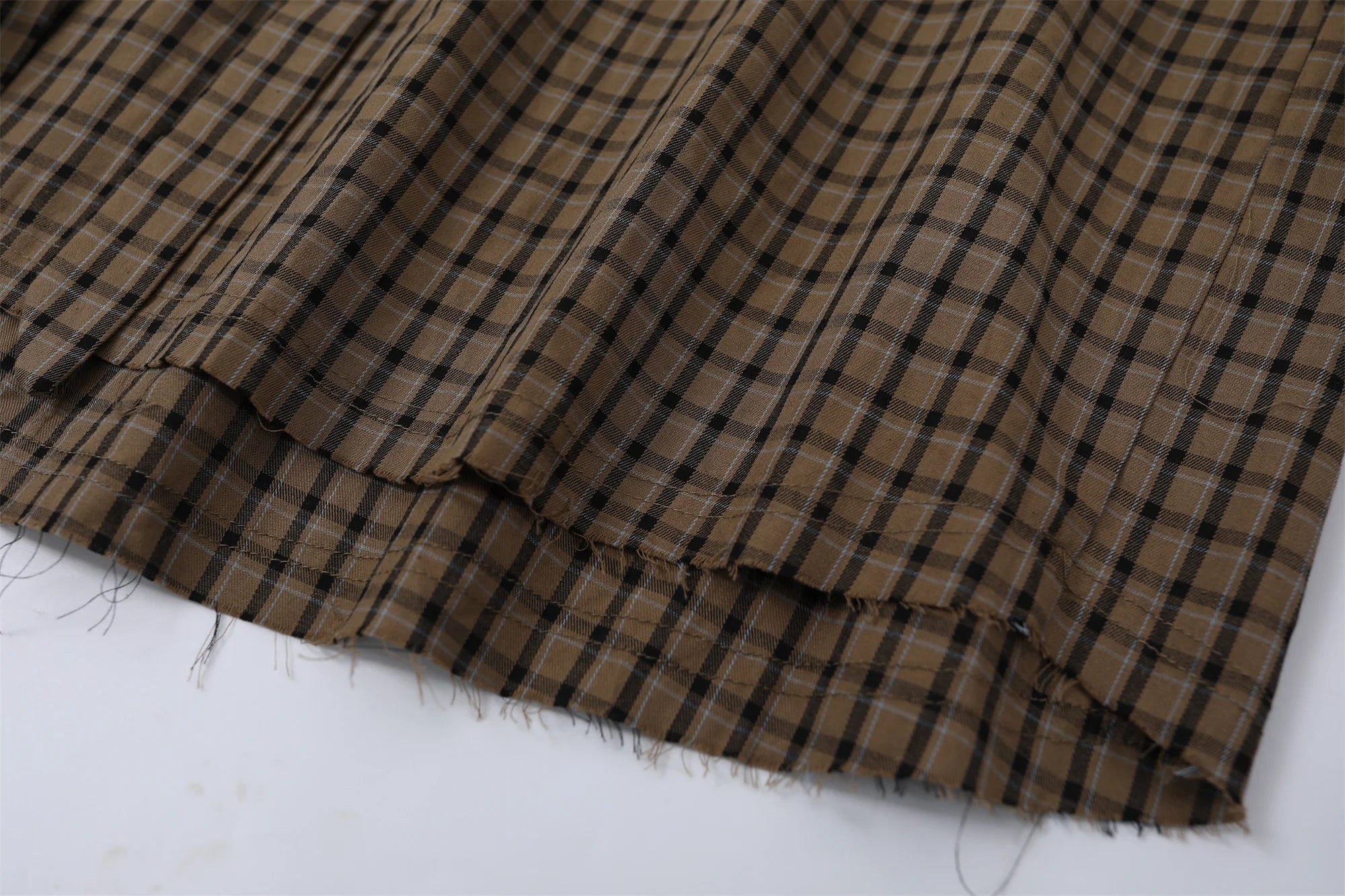 French Vintage Old Money Women's Plaid Shirt