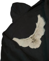 Retro Pigeon Graphic Print Hoodie