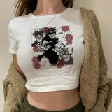 Y2K Vintage 90s Kawai Crop Top