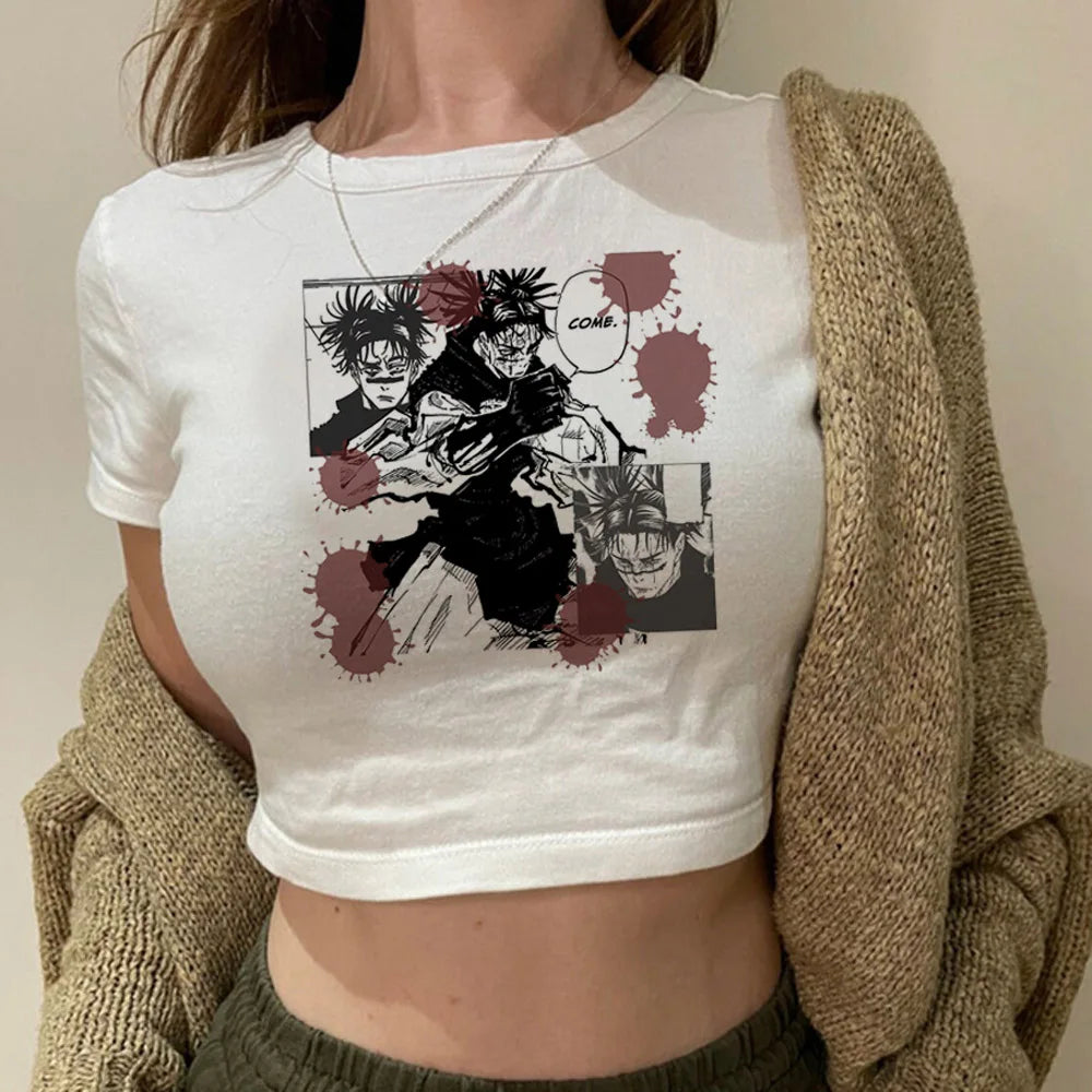 Y2K Vintage 90s Kawai Crop Top