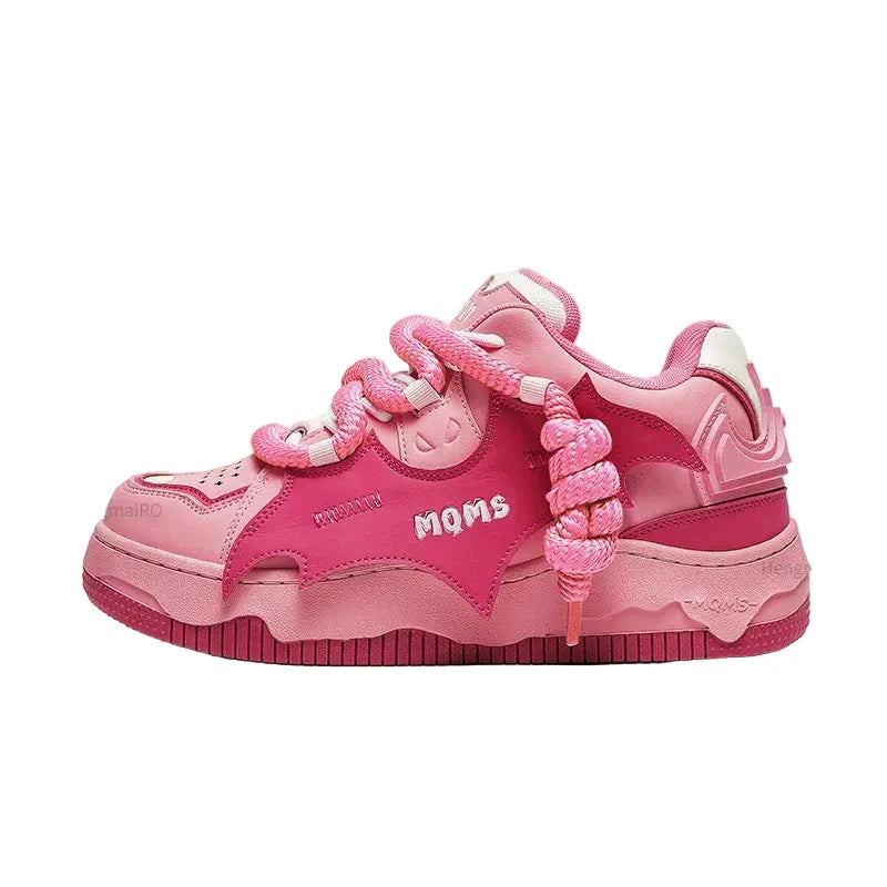 Skater Girl Retro Skateboard Sneakers