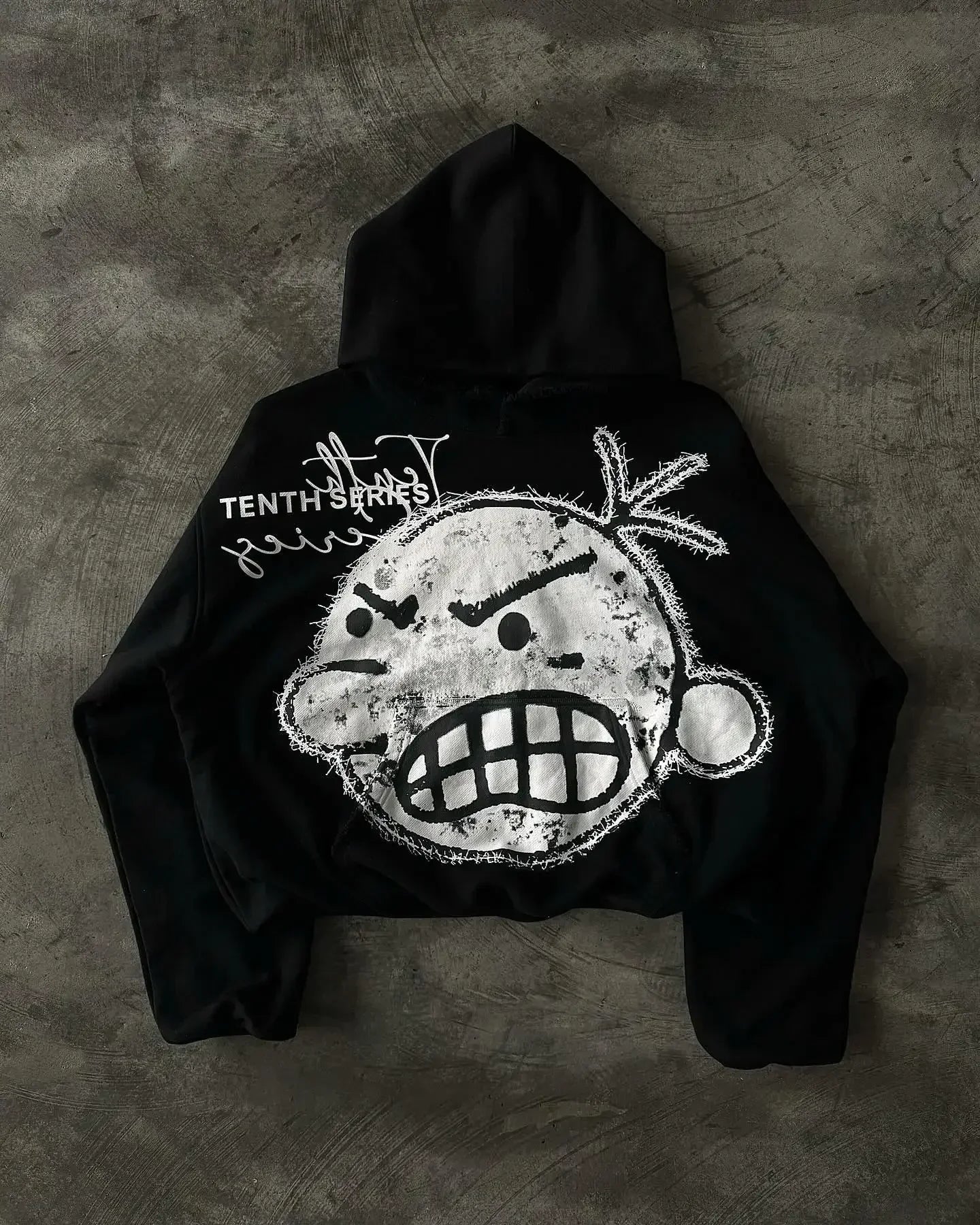 Angry Cartoon Graphic Hoodie