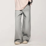 Y2k Faded Straight Wide Leg Jeans