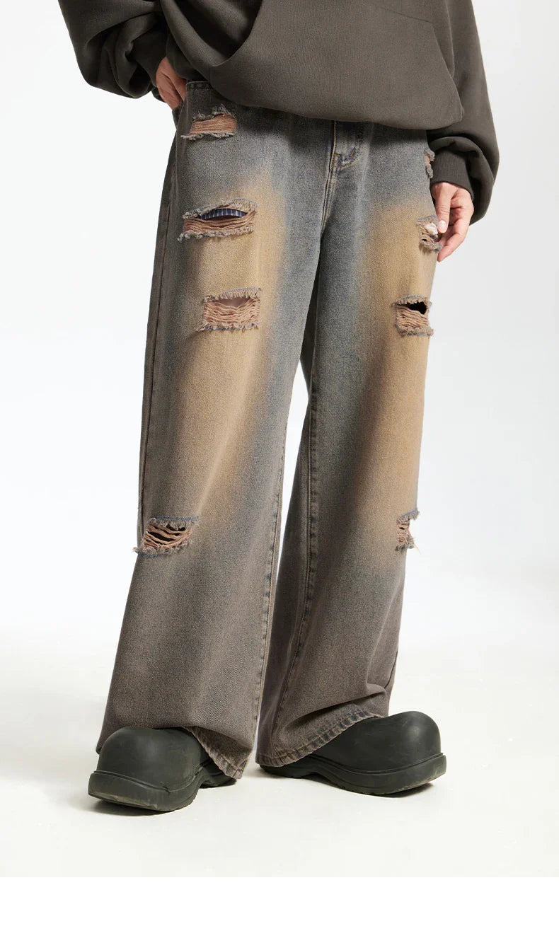 Vintage Distressed Grunge Revival Jeans