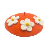 Daisy Crochet Beret