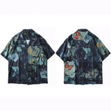 Butterfly Print Summer Beach Shirt