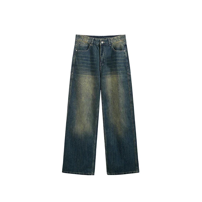 Cowboy Washed Faded Stretchable Jeans
