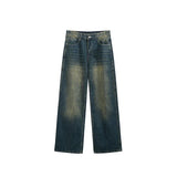 Cowboy Washed Faded Stretchable Jeans