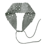 Solid Color Hollow Knitted Headbands