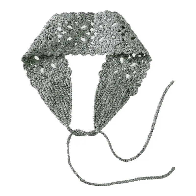 Solid Color Hollow Knitted Headbands