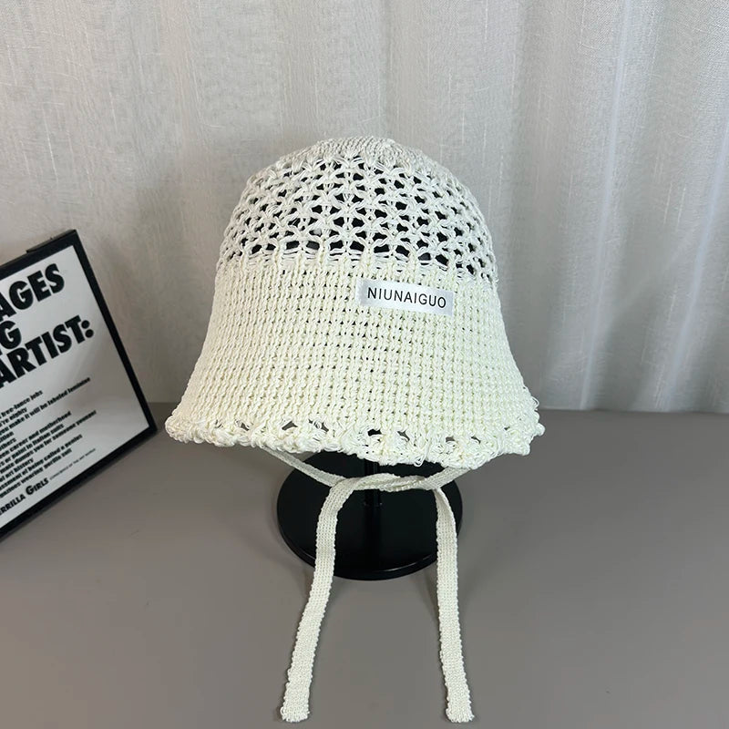 Knitted Letter Buet Hat