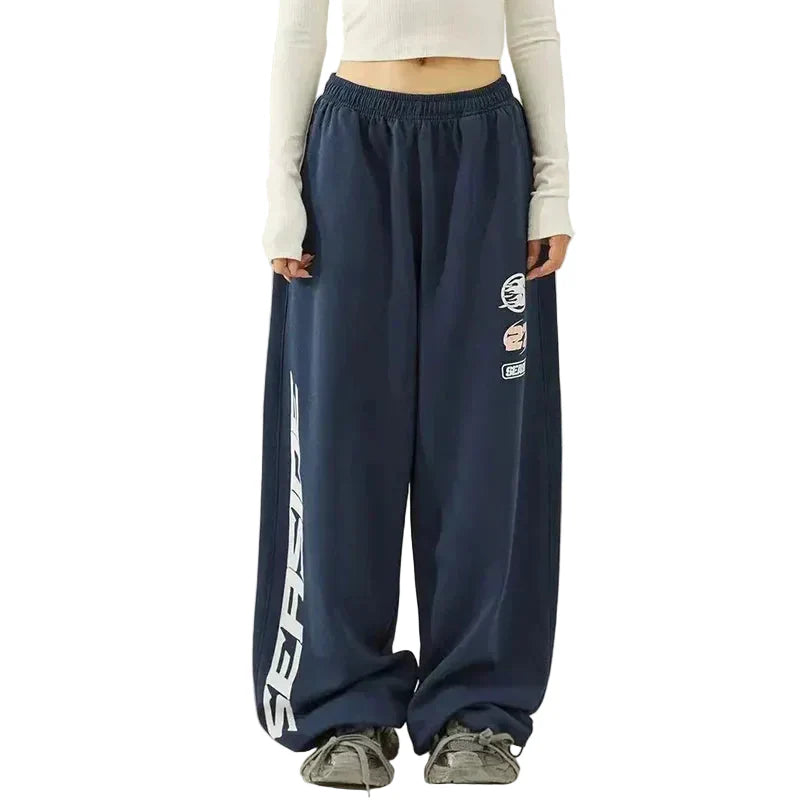 Vintage-Rennhose mit weitem Bein