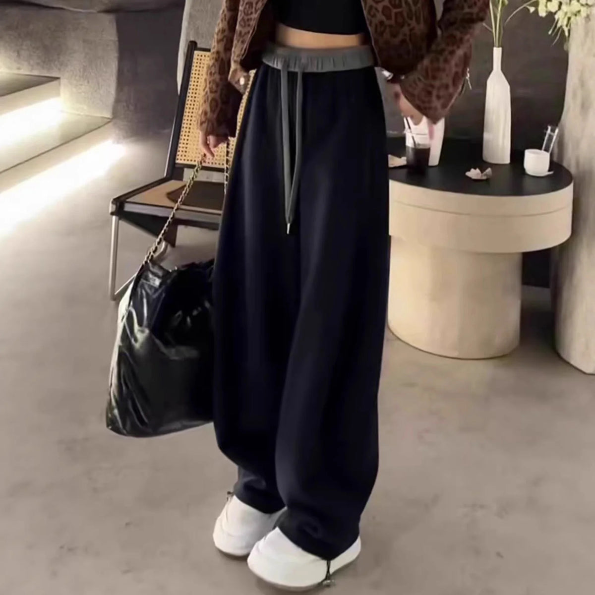 Lazy Wide Leg Sweatpants