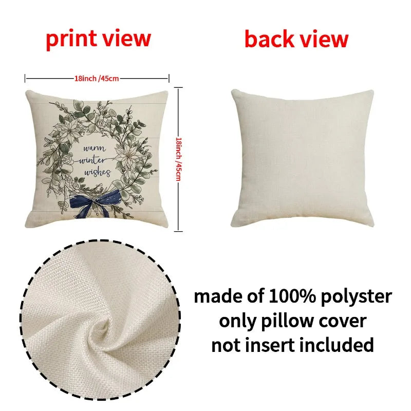 Vintage Christmas Pillow Covers