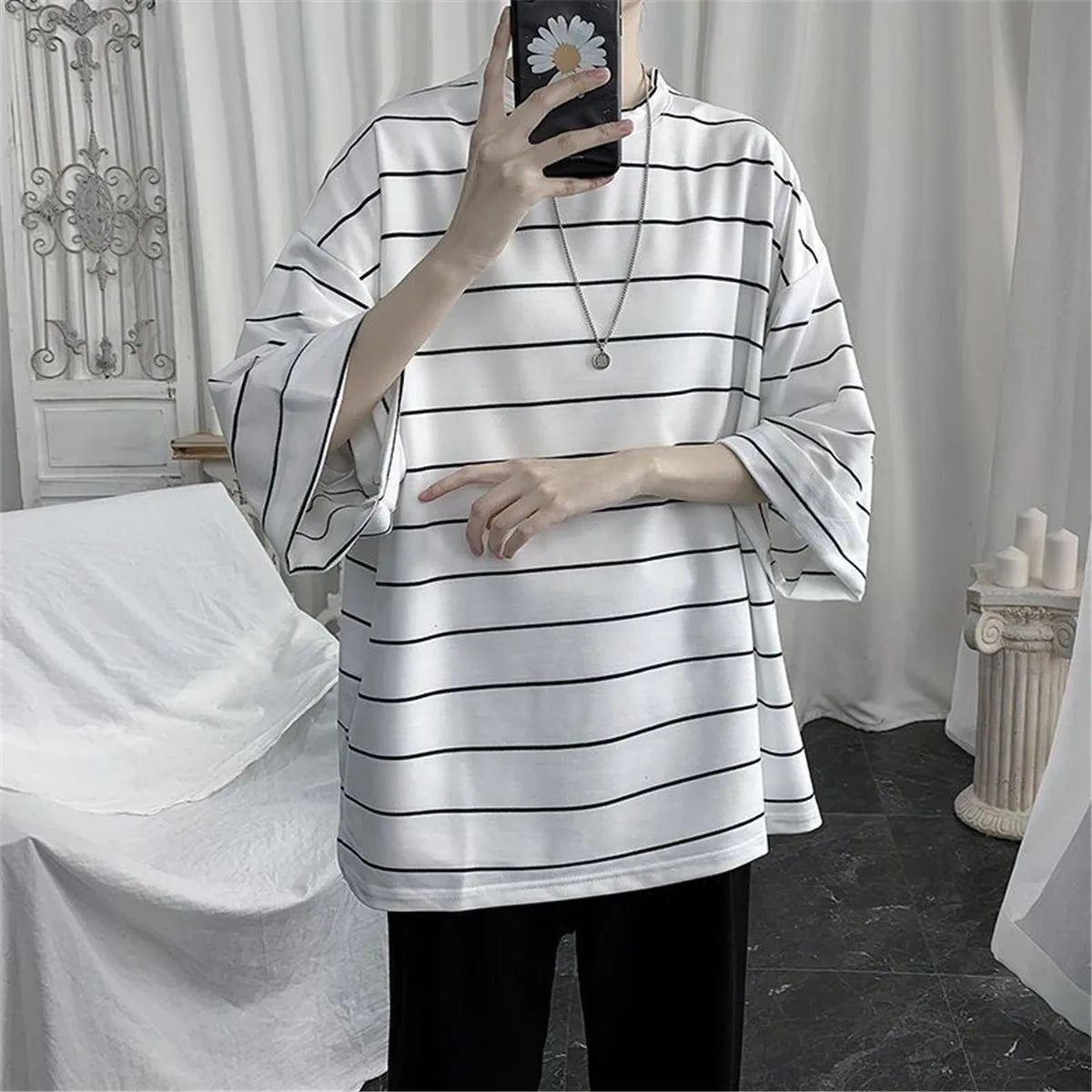 Summer Oversized Stripped T-shirt
