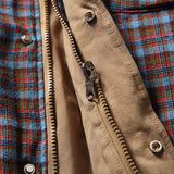 Chaqueta Acolchada Reversible de Algodón Vintage