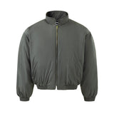 Padded Zip-up Windbreaker Jacket