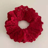 Double Layered Flower Lace Hair Tie