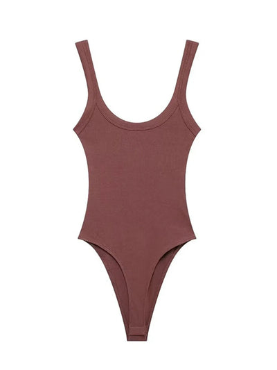 Bodysuits ajustados acanalados sexys