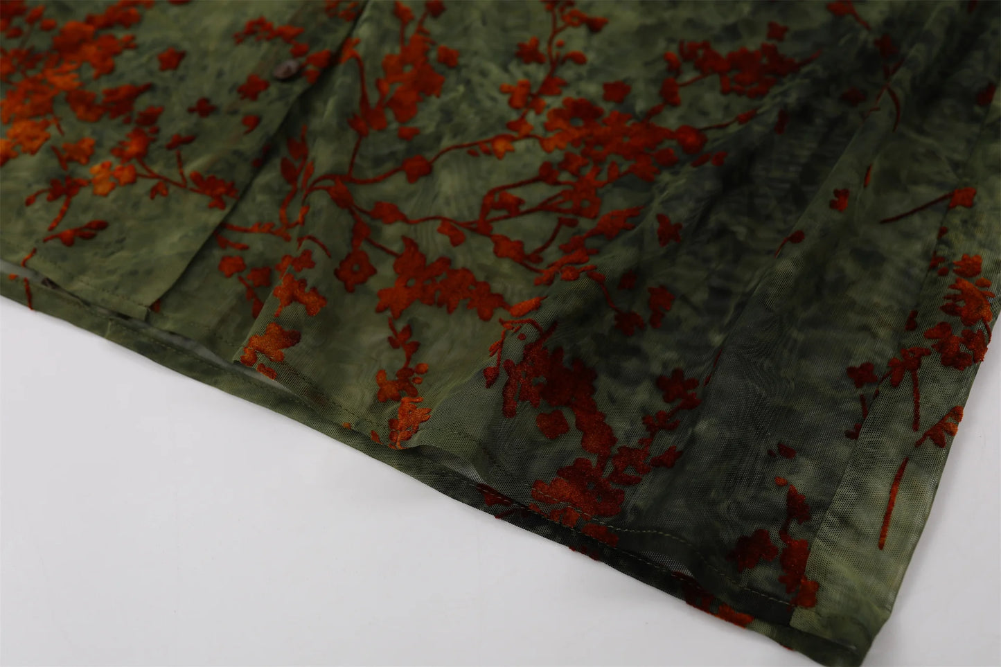 Women's French Vintage Floral Pattern Shirt