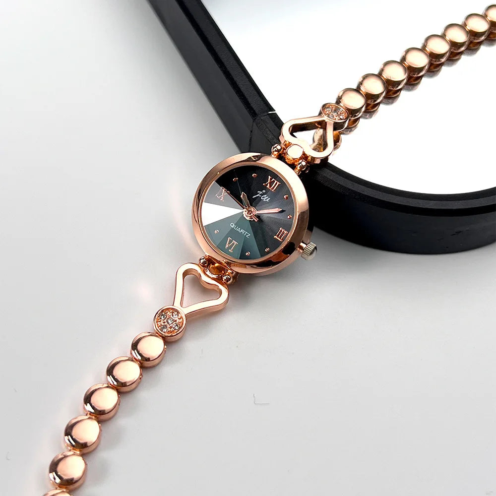 Women Exquisite Heart Bracelet Watch