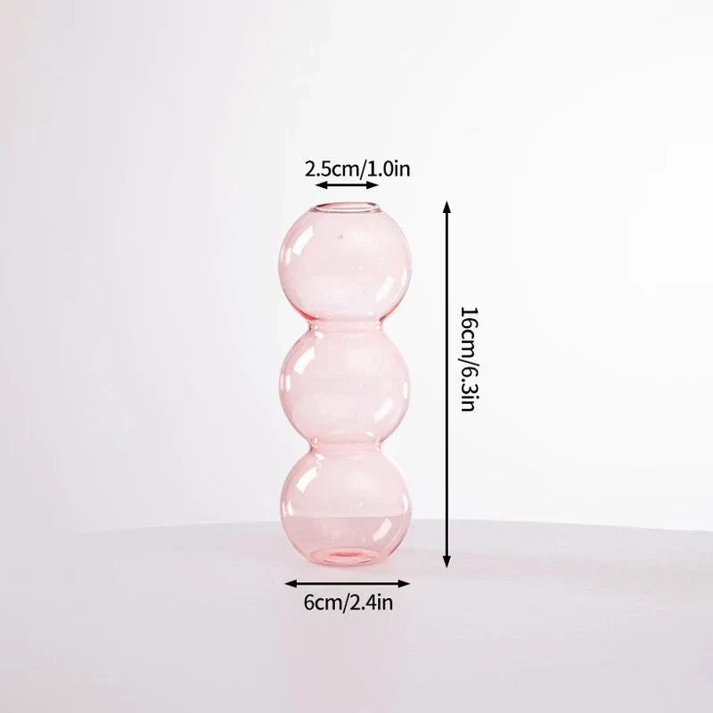 Creative Glass Flower Vintage Vase
