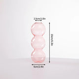 Creative Glass Flower Vintage Vase