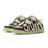 Y2K Punk Skater Letters Sneakers