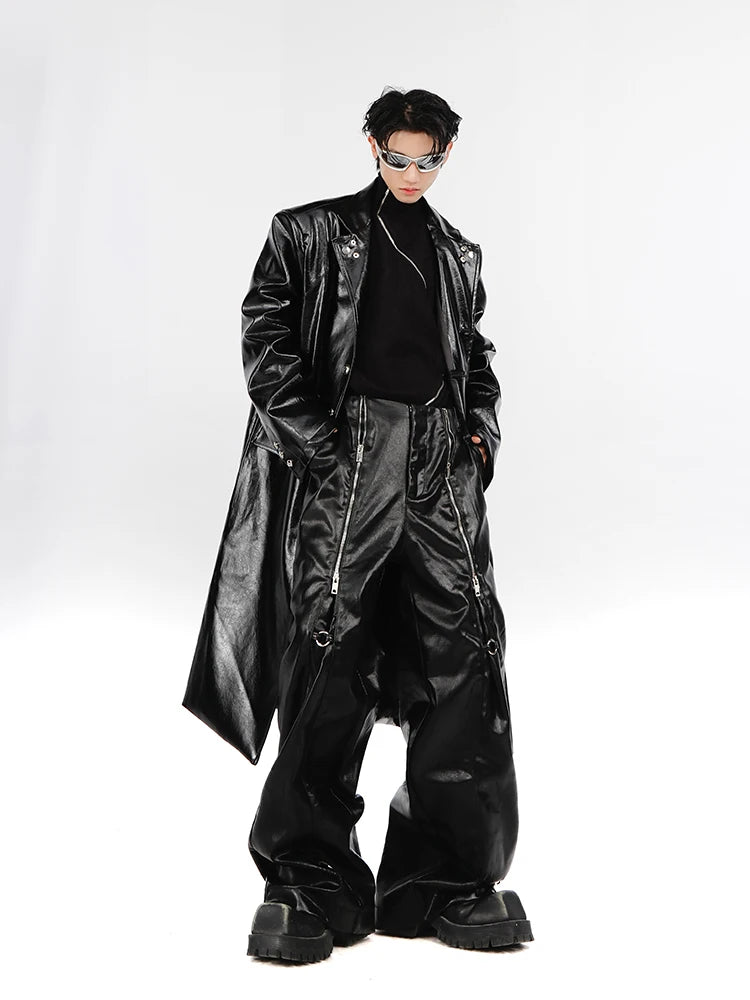 Y2K Cyber Parachute Pants