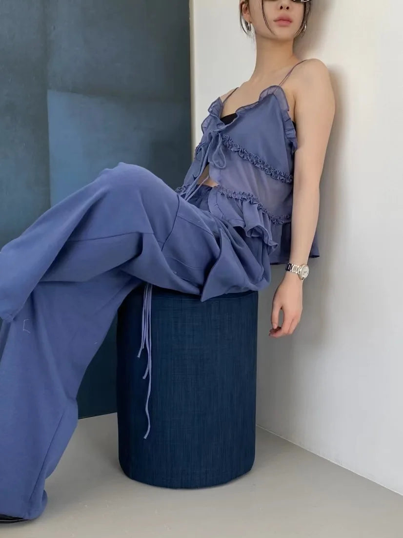 Sheer Open Chiffon Top